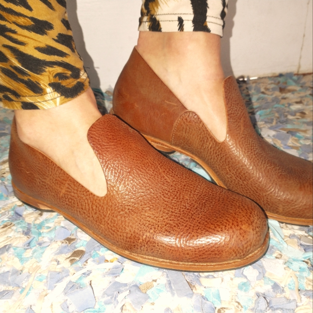 Cydwoq Aisle - W brown leather loafers